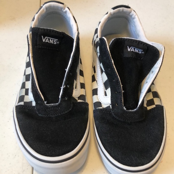 checkered vans adults